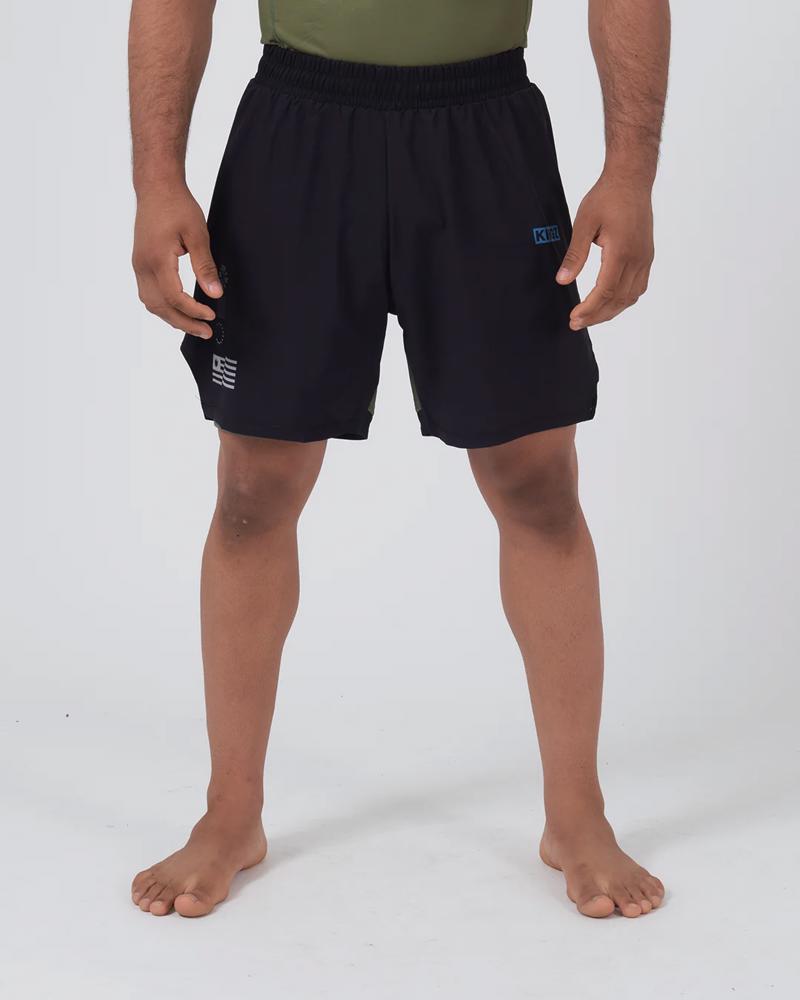 Kingz trooper hybrid grappling Shorts-black